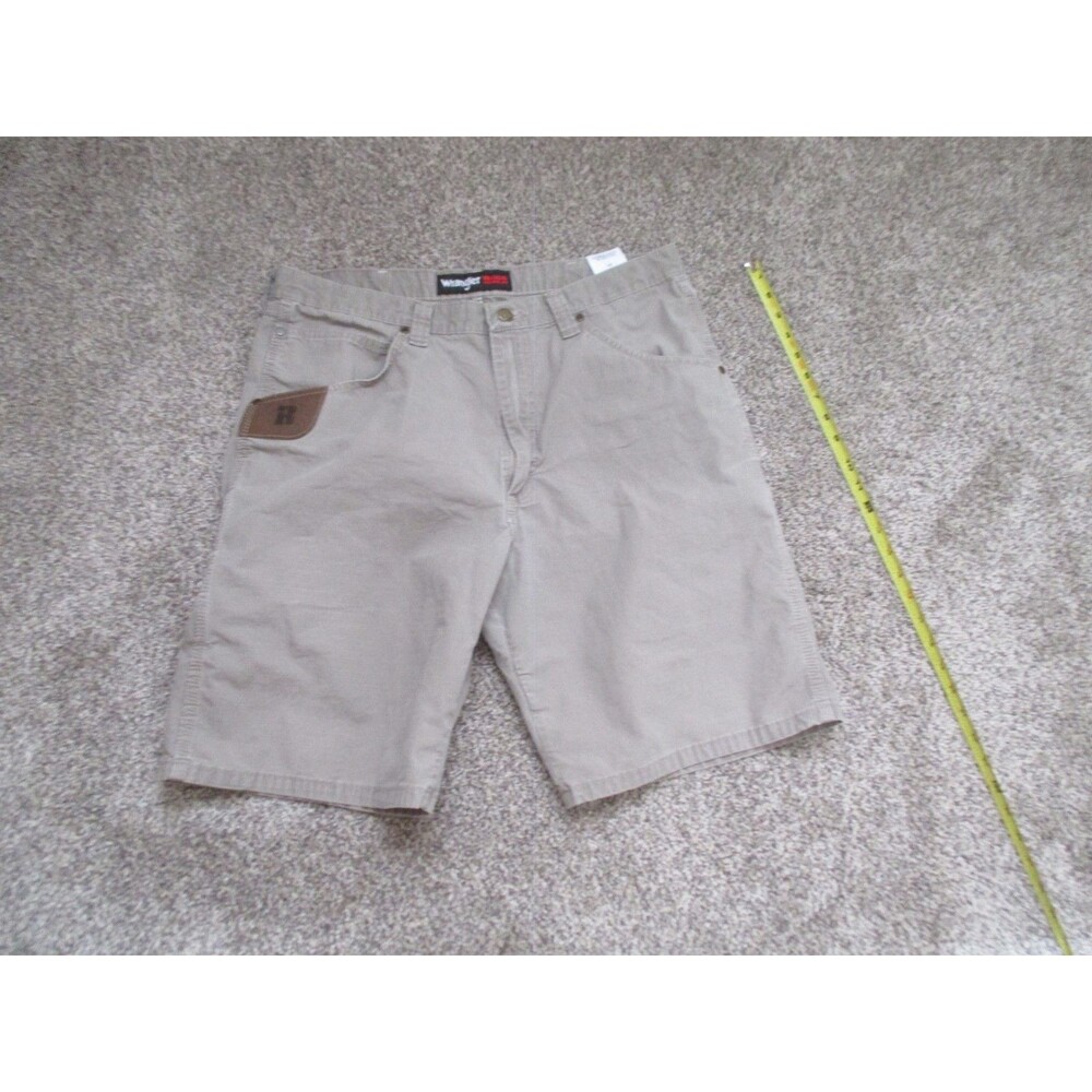 Wrangler Riggs Workwear Ripstop Cargo Shorts Men’s 36 Khaki Utility Carpenter